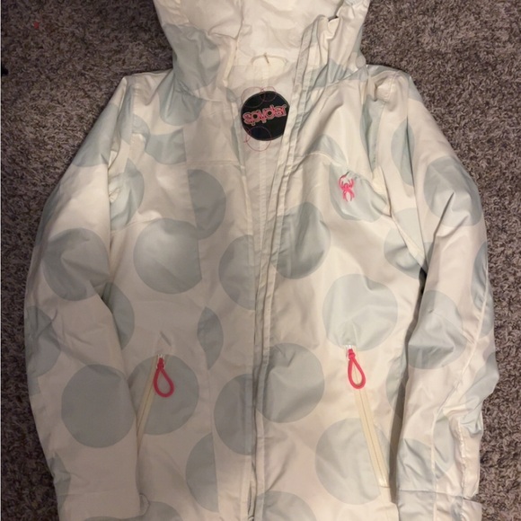 Spyder Jackets & Blazers - Spyder Kids' White and Gray Raincoat